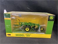 John Deere model 55 three bottom plow with