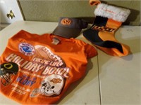 OK State Univ. T-shirt, Stocking, Visor (3)