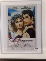 Grease Autographed Poster, framed