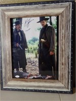 Tombstone Autographed Photo, framed