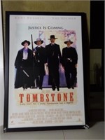 Tombstone Movie Poster, framed