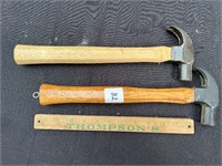 2 antique hammers