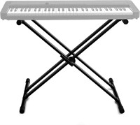Double X Folding Electric Piano Stand