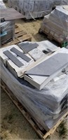 Pallet of ceramic tiles assorted colors and sizes