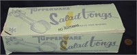 Vintage Tupperware Salad Tongs With Box c.1950's