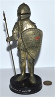 Vintage Figural Malta Knight Cigarette Lighter