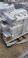 Pallet of ceramic tiles assorted colors and sizes