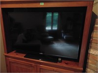 Samsung 47 " Flat Screen T. V. With Remote