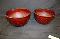 Brown Stoneware Bowls