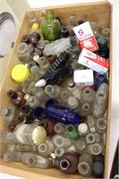 Crate of Old Bottles and Tins