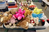 Large Collection of Stuffed Animals