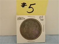 1880o Ef-40 Morgan Silver Dollar