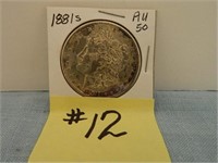 1881s AU-50 Morgan Silver Dollar