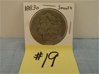 1883o Smooth Morgan Silver Dollar
