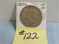 1923s VF-20 Peace Silver Dollar