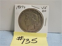 1927s Vf-20 Peace Silver Dollar