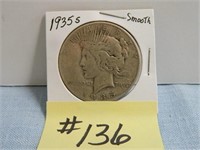 1935s Smooth Peace Silver Dollar