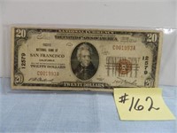 1929 Ser. $20 National Currency "Pacific National