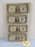 (8) 1935 Ser. $1 Silver Certificates, Blue Seals