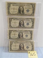 (8) 1935 Ser. $1 Silver Certificates, Blue Seals