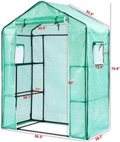 Greenhouse for Outdoors with Mesh Side Windows