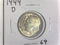 1949-D Roosevelt Dime