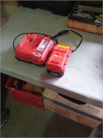 Battery and charger for weed eater