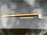 Large antique hammer