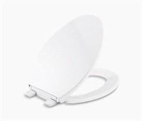 Elongated antimicrobial toilet seat