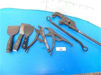 Vice Grips, Brick Chisels, Pipe Cutter