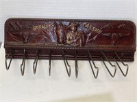 RARE 1950S HOPALONG CASSIDY TIE RACK BY GLICK 4 X