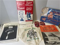 RARE 1950S HOPALONG CASSIDY MILK CARTONS, ADV.