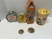 RARE 50S HOPALONG CASSIDY DAIRY CARTONS AND MORE