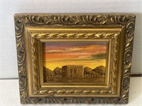 VINTAGE SIGNED OIL ON BOARD TAOS/PUEBLO- RICHEY-5