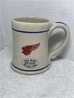 RED WING POTTERY COFFEE MUG A. W. WILSON 3 7/8T