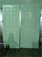 36 exterior door and 32 interior door