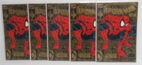 (5) Marvel Spider-Man #1 Gold McFarlane Cover