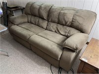 Upholstered reclining couch