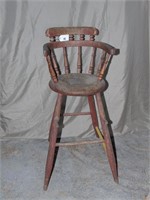 Antique Wooden Plant  / Doll Stand / Chair