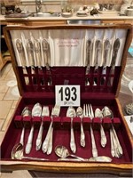 1847 Rogers Bros. Silverplate Flatware With Box