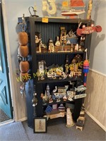 Black Craft Display Shelf - 44" Wide, 72" Tall
