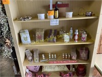 Shelf Contents - Creams & Scented Oils, Candles