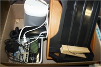 Office items; Sonos Speaker; trays; Uniden phones