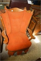 Vintage Early American Wooden Chair w/cushions