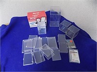 Assorted Lot Sports Card Holders and Cases
