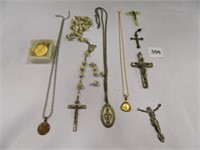 Rosary Beads-Cross (Sterling); Assorted