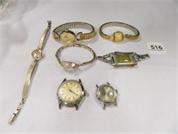 Women's Watches; Elgin; Benrus; Fontain; Bulova