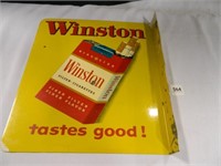 Winston Cigarette Sign; Double Sided; 11 1/2" x