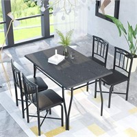 (Need Hardware) 5 Piece Dining Table Set