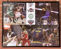 Autographed Kendrick Perkins collage